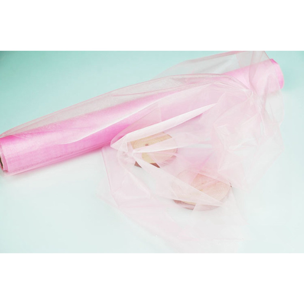 Chair Sash Organza - 900M 오간자 롤 원단 연분홍색 웨딩