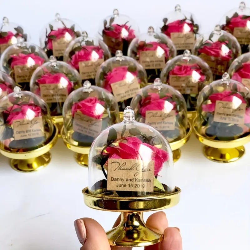 Wedding Decor Supply Store - 24pcs 뚜껑이 있는 미니 플라스틱 사탕