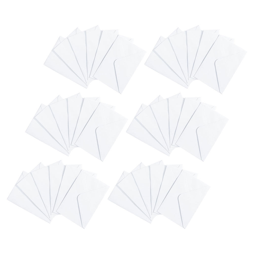 Wedding Envelopes - 50개입 흰색 두꺼운 종이 봉투, 결혼식