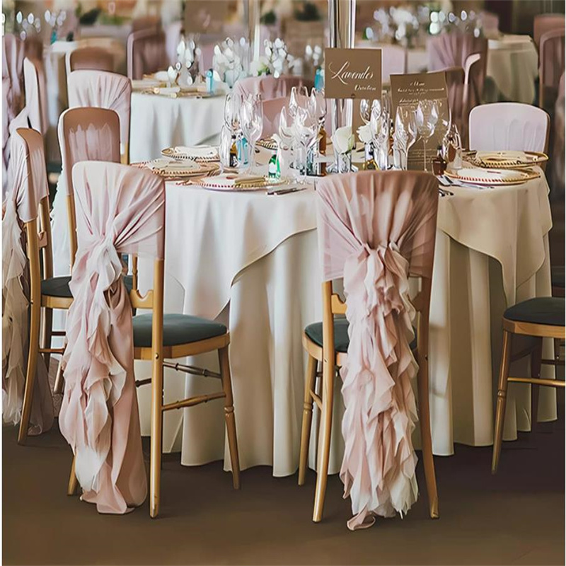 대나무 의자 장식 치아바리 의자 커버 웨딩 의자 커버  - Chair Sash Organza 리뷰 및 가격