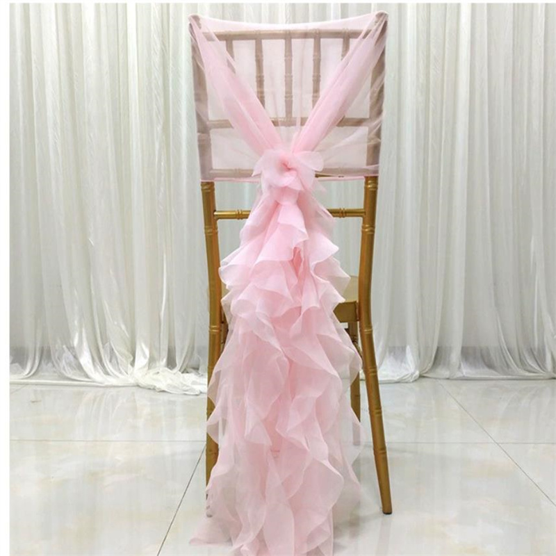 대나무 의자 장식 치아바리 의자 커버 웨딩 의자 커버  - Chair Sash Organza 리뷰 및 가격