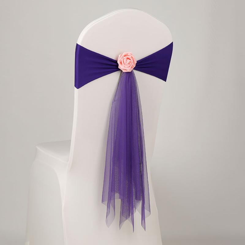 오간자 의자 장식 1개, 꽃무늬 스판덱스 오간자 의자  - Chair Sash Organza 리뷰 및 가격