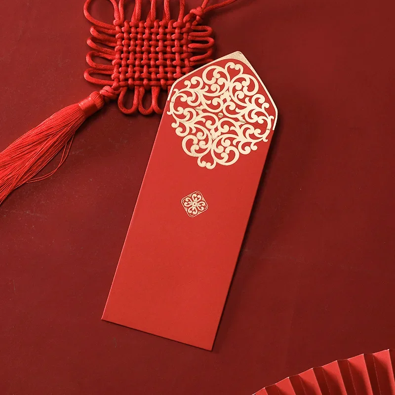 10pcs 중국어 빨간 봉투 골드 인쇄 빨간 주머니 봄 - Wedding Envelopes 리뷰 및 가격