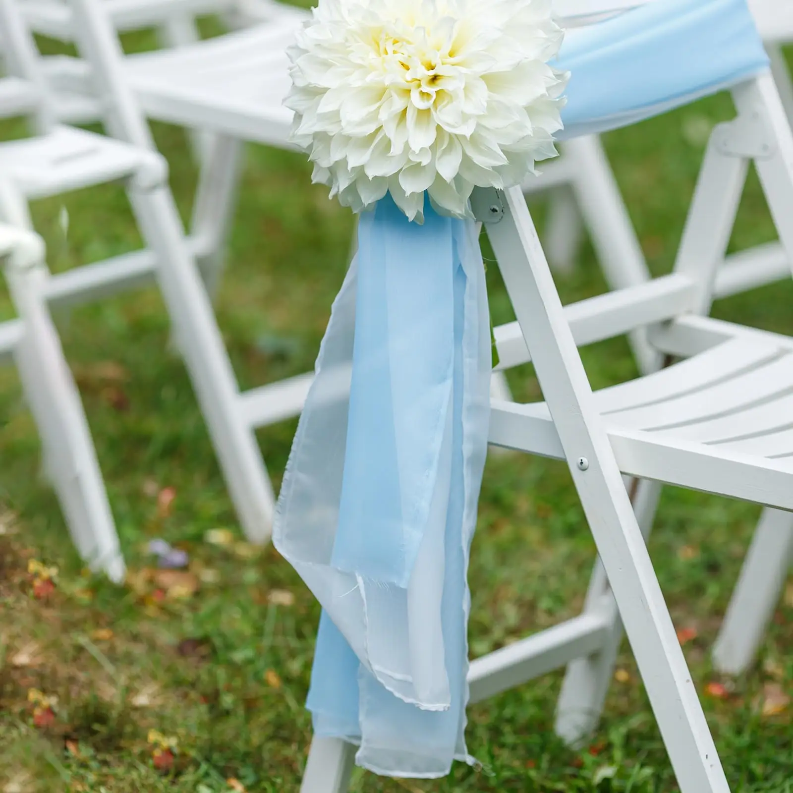 10/50/100PCS 17x275cm Organza  - Chair Sash Organza 리뷰 및 가격