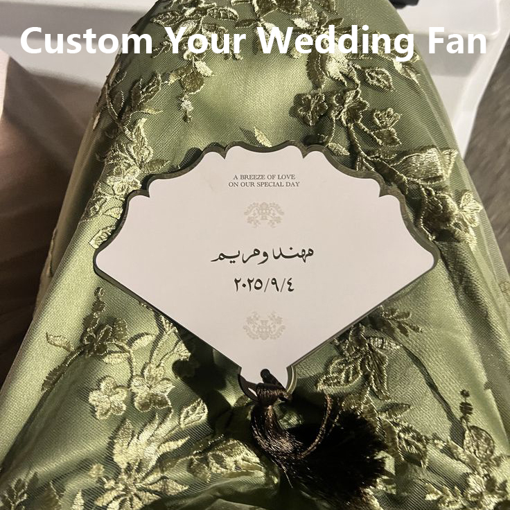 맞춤형 고급 웨딩 부채, 개인 맞춤형 행사 카드, 약혼 - Wedding Ceremony Supply 리뷰 및 가격