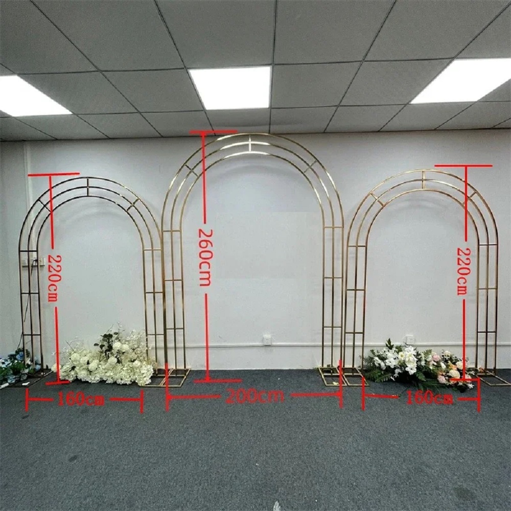 메탈릭 골드 웨딩 아치 스탠드, 웨딩 파티 스토어 크리 - Wedding Decor Supply Store 리뷰 및 가격