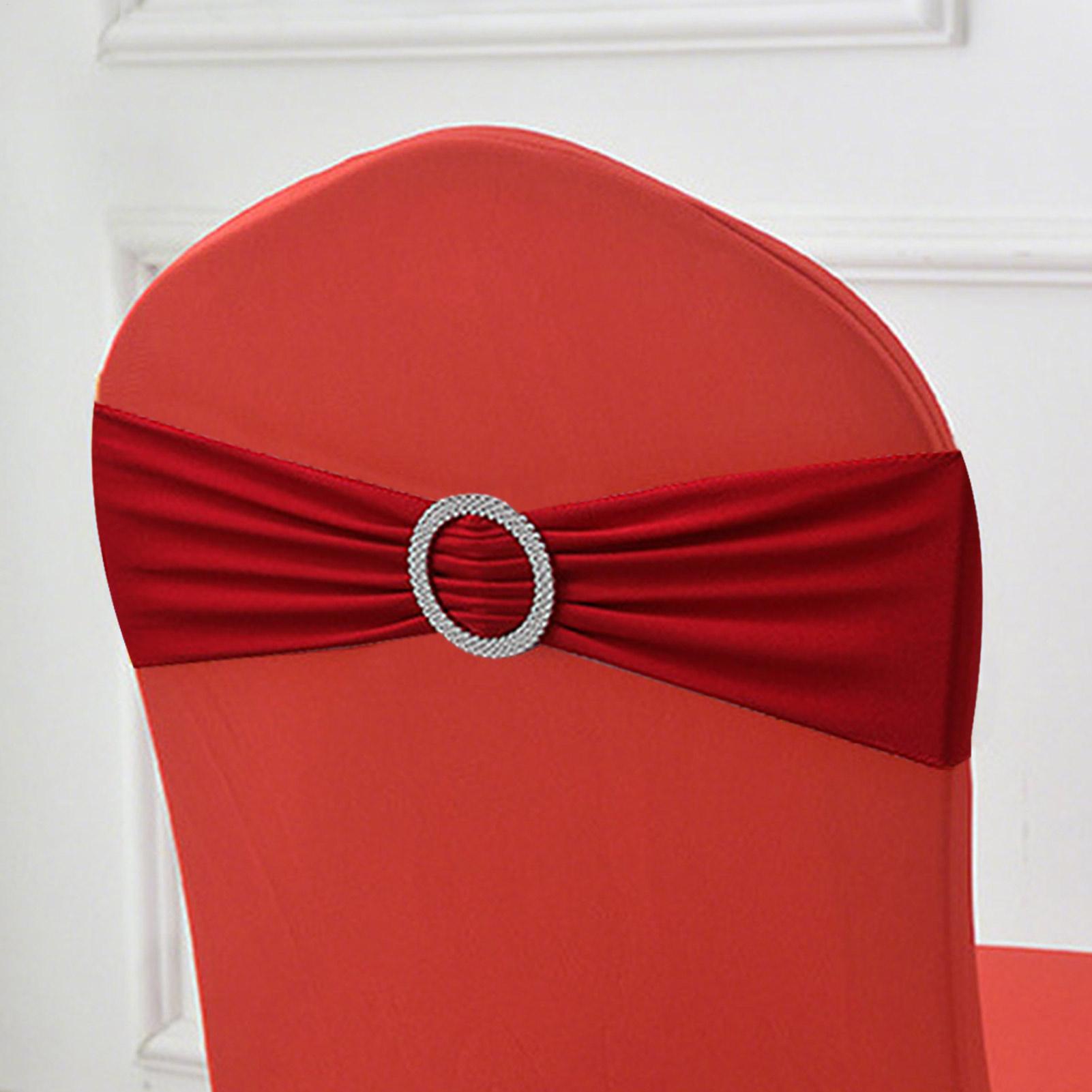 의자 장식용 리본, 의자 커버 밴드, 탄성 타이, 리본 - Chair Sash Organza 리뷰 및 가격